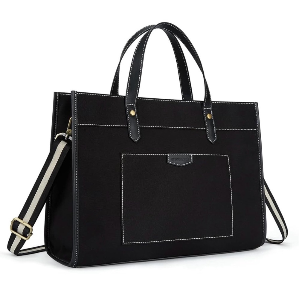 Elegant Black Tote Bag